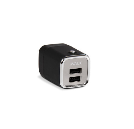 Адаптер питания iWalk charger 2xUSB Noname - dno-experts.ru – фото 1